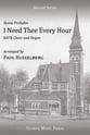 I Need Thee Every Hour (Hymn Preludes No. 2) SATB choral sheet music cover